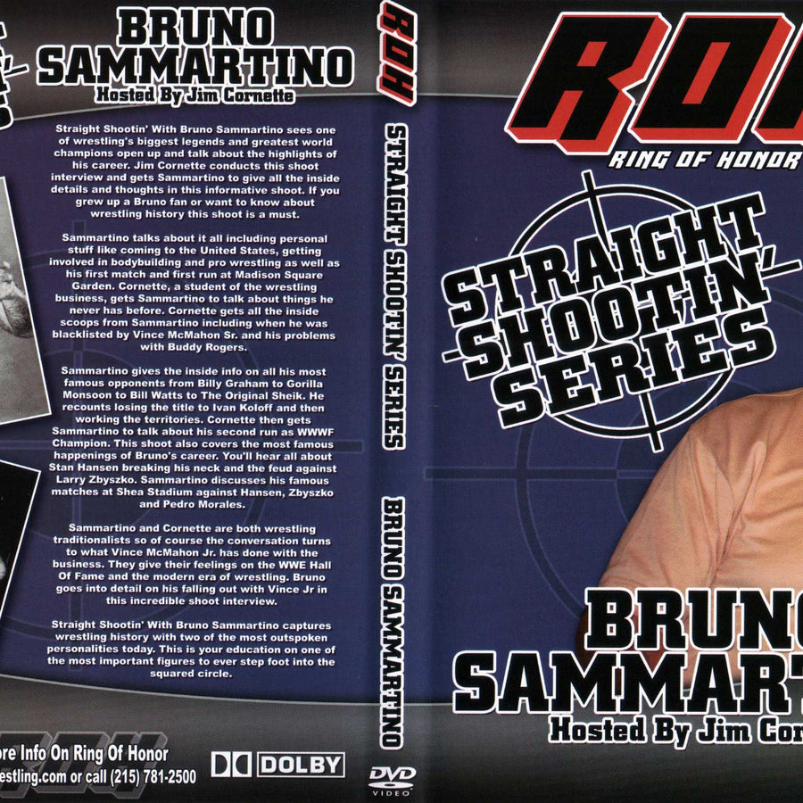 straight shootin series bruno sammartino DVDs & Videos Pwcatalog