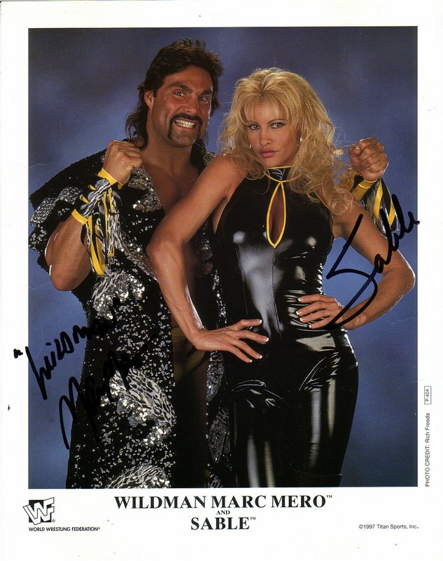 1997 Wildman Marc Mero (signed), Sable P391b color PW Catalog