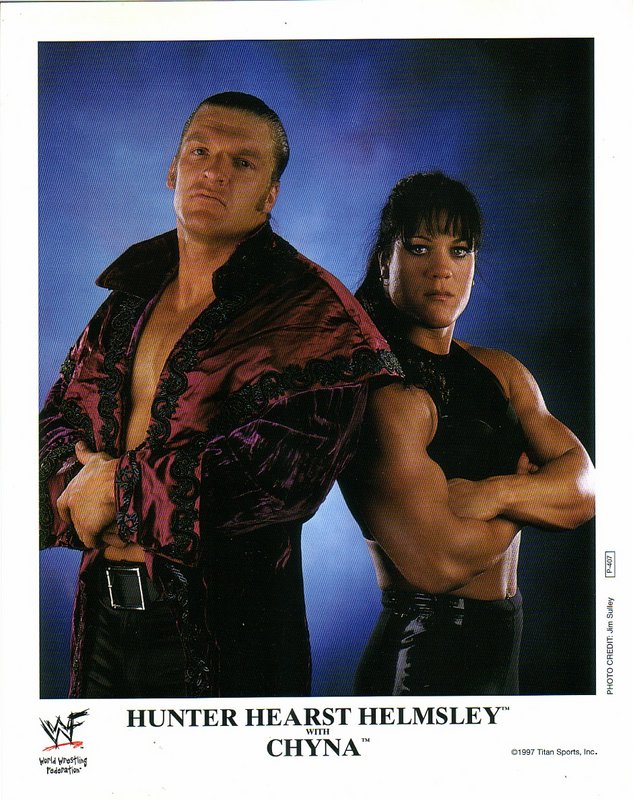 1997 Hunter Hearst- Helmsley , Chyna P407 color 