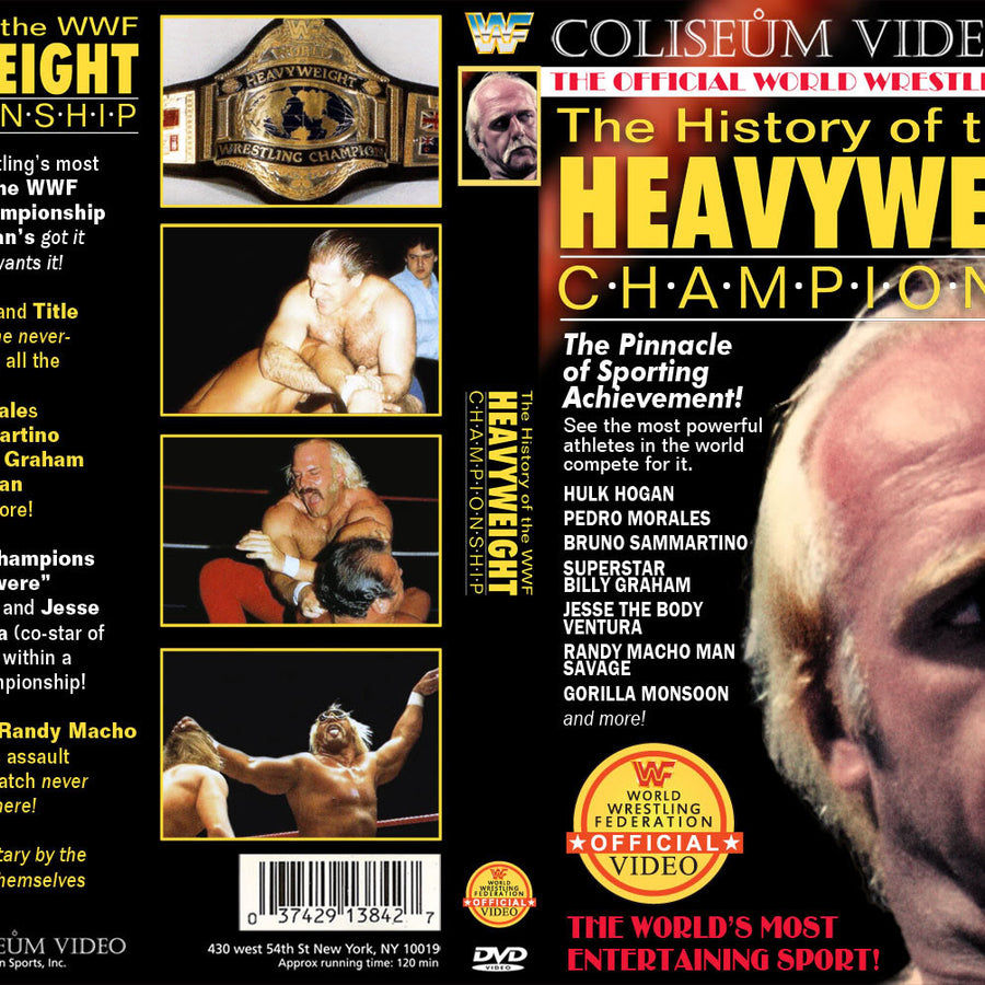 the history of the wwf heavyweight championshi DVDs & Videos Pwcatalog