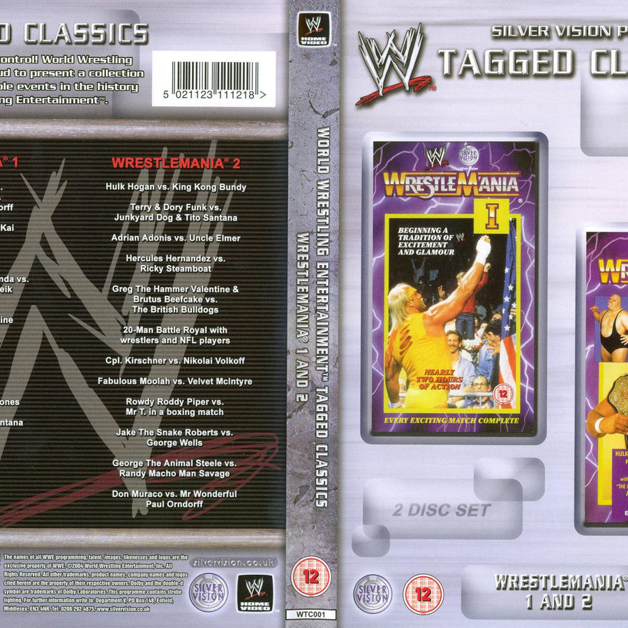 wrestlemania 1 2 DVDs & Videos Silver vision exclusive