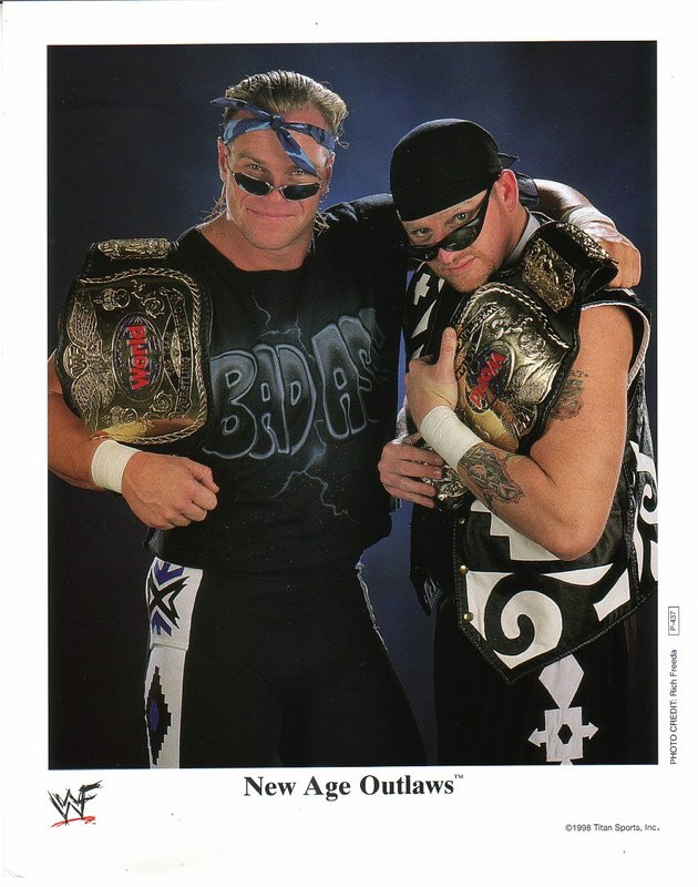 1998 WWF TAG TEAM CHAMPIONS New Age Outlaws P437 color PW Catalog