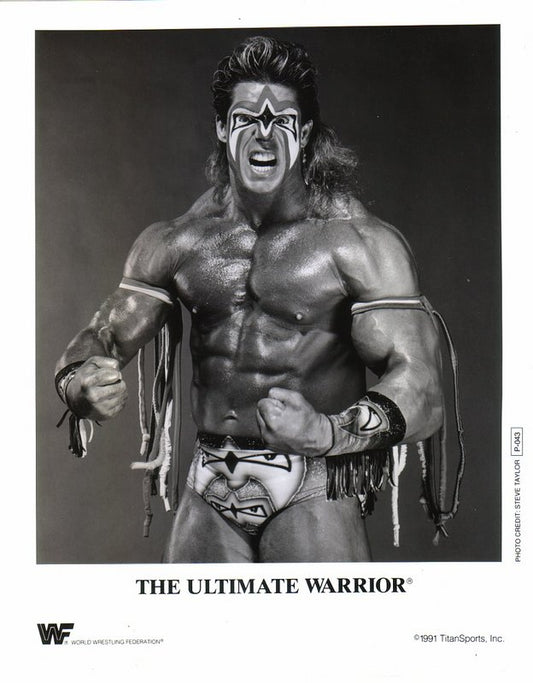 1991 Ultimate Warrior P043 b/w