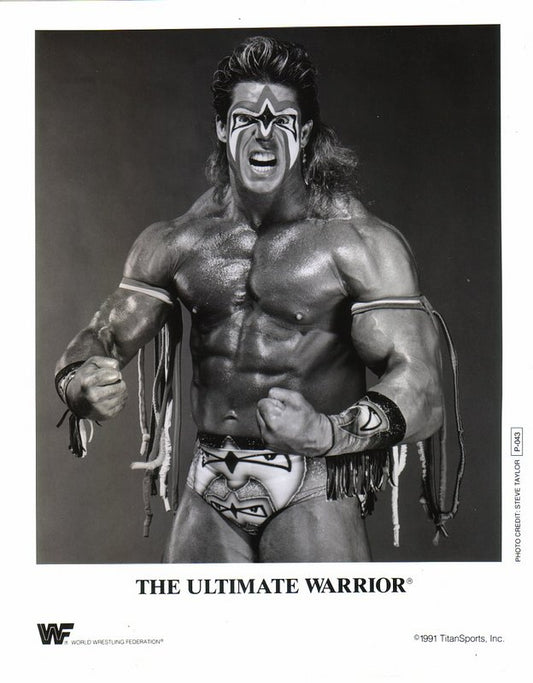 1991 Ultimate Warrior P043 b/w 
