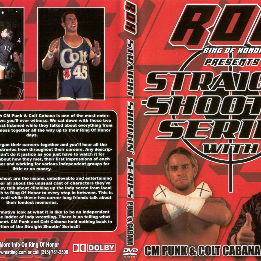 straight shootin series with cm punk colt cabana DVDs & Videos Pwcatalog