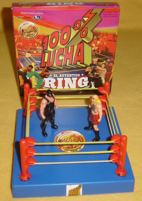 100% Lucha Micran Mini Wrestling Rings & Playsets: 100% Lucha El Autentico Ring