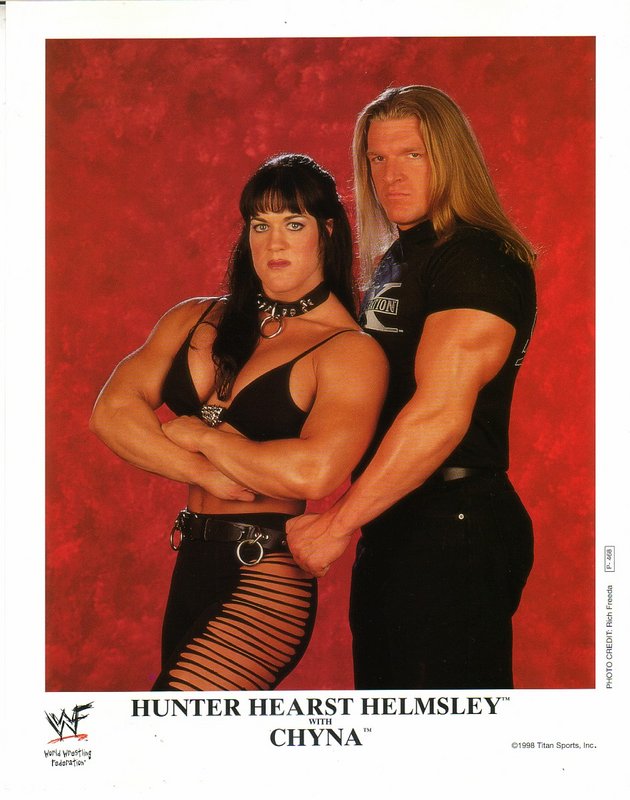 1998 Hunter Hearst- Helmsley , Chyna P468 color PW Catalog
