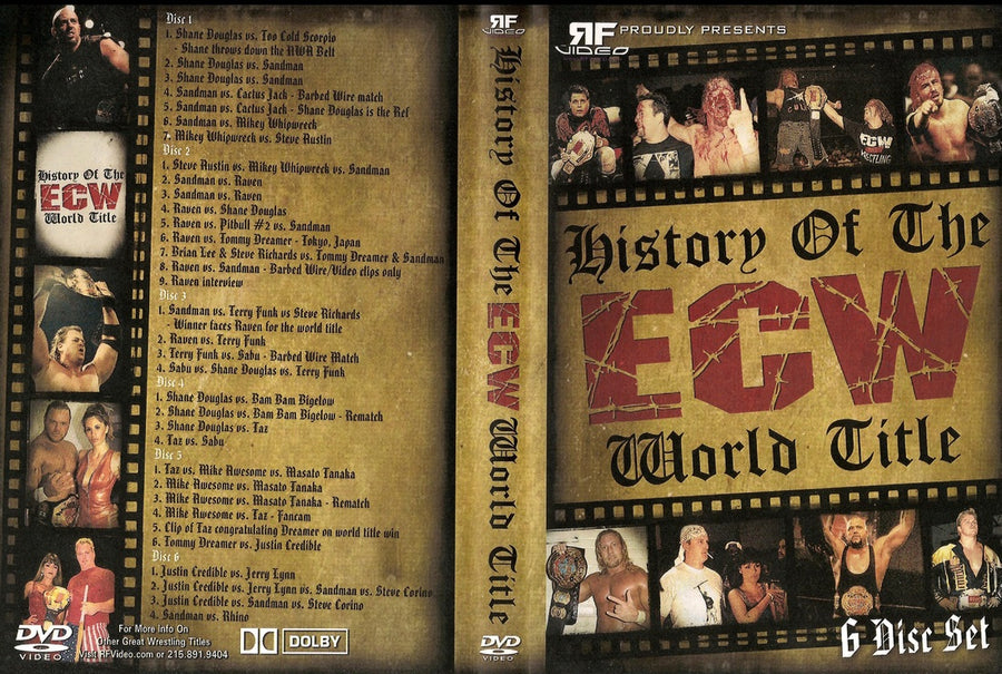 history of the ecw world title DVDs & Videos Pwcatalog