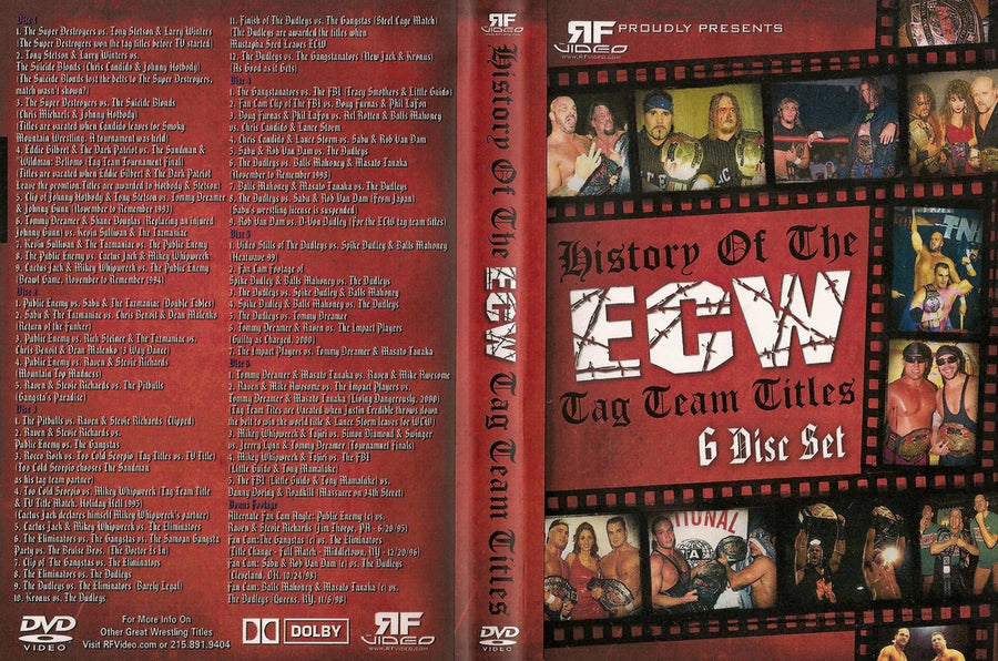 history of the ecw tag team titles DVDs & Videos Pwcatalog