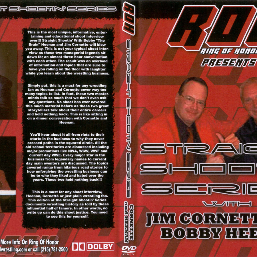 straight shootin series with jim cornette and bobby heenan DVDs & Videos Pwcatalog