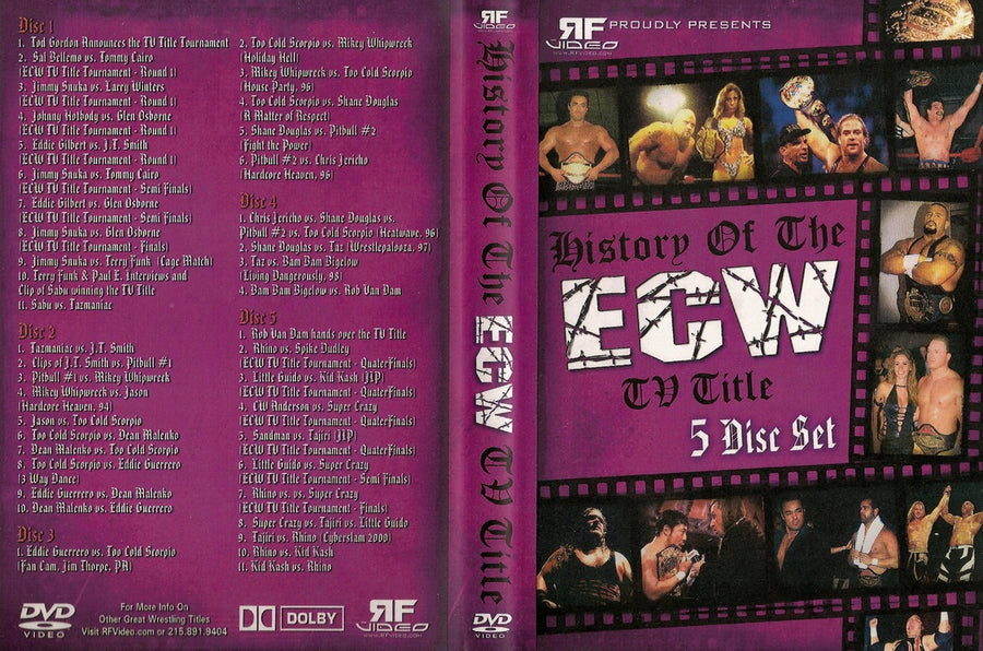history of the ecw tv title DVDs & Videos Pwcatalog