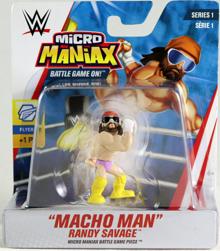 WWE Wicked Cool Toys Micro Maniax 1 "Macho Man" Randy Savage Micro Maniax Battle Game Piece Action & Toy Figures PWcatalog