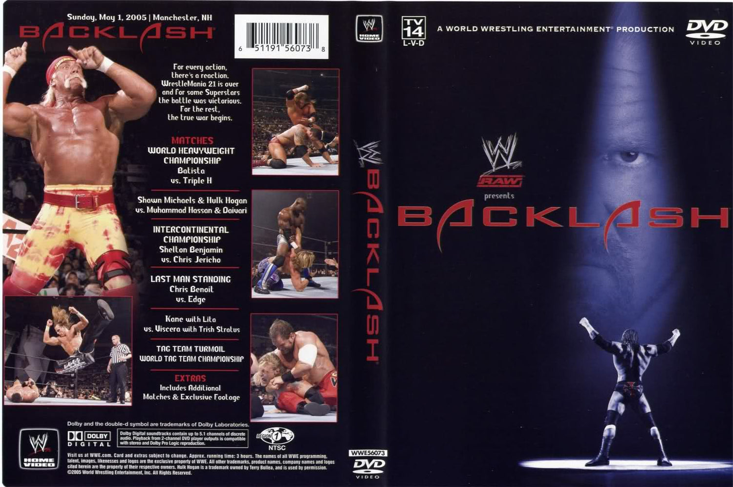 backlash 2005 DVDs & Videos Pwcatalog