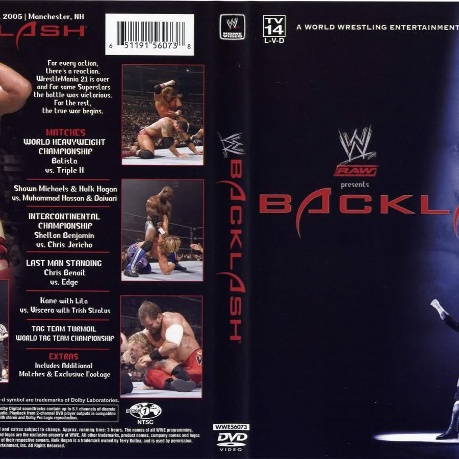 backlash 2005 DVDs & Videos Pwcatalog