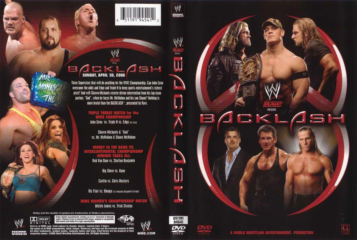 backlash 2006 DVDs & Videos Pwcatalog