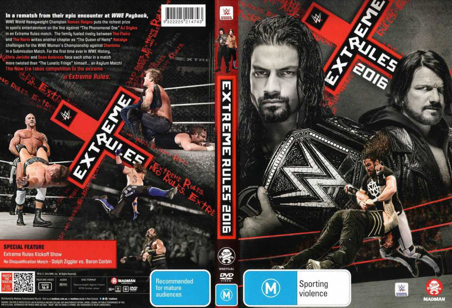 extreme rules 2016 DVDs & Videos Pwcatalog