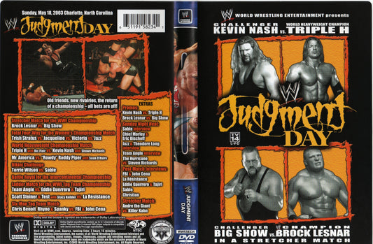 judgment day 2003 DVDs & Videos Pwcatalog