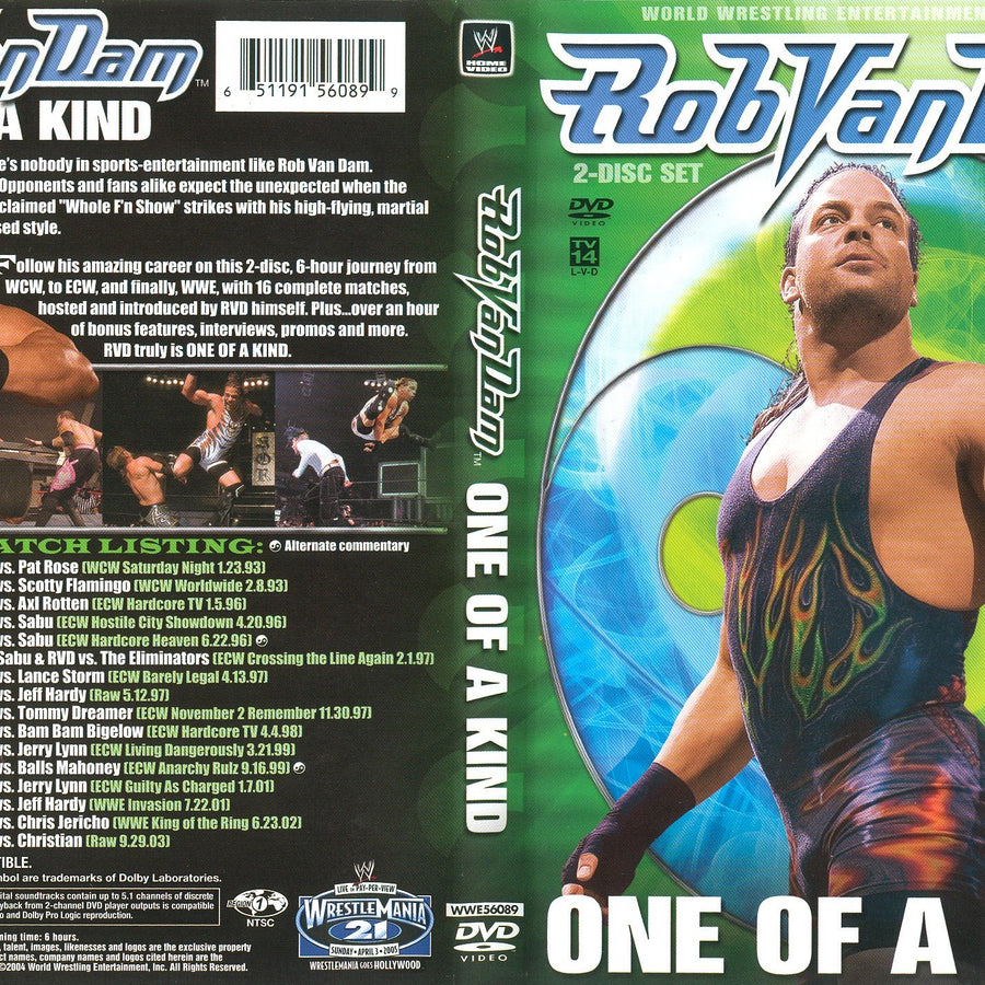 rob van dam one of a kind DVDs & Videos Pwcatalog