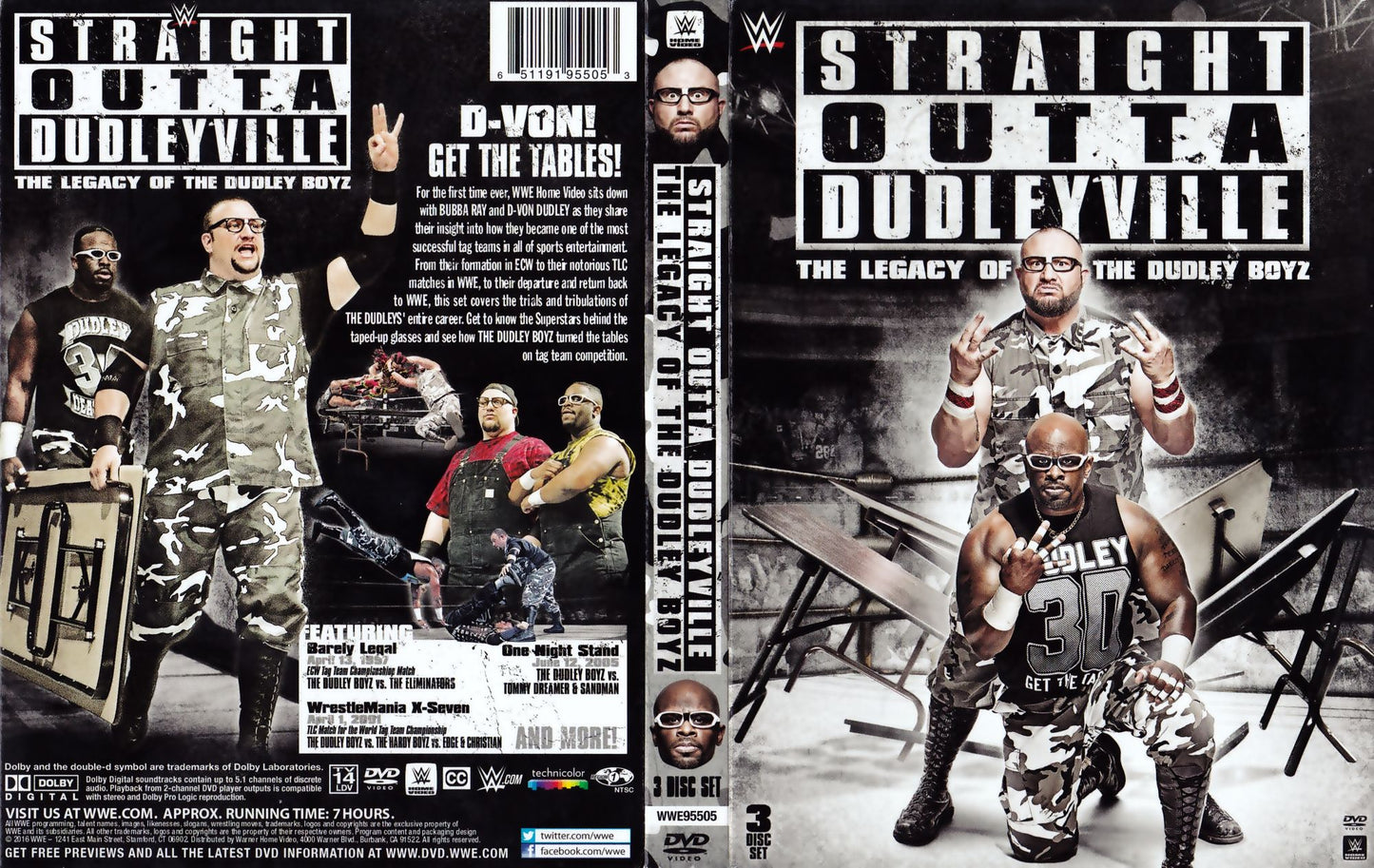 straight outta dudleyville the legacy of the dudley boyz DVDs & Videos Pwcatalog