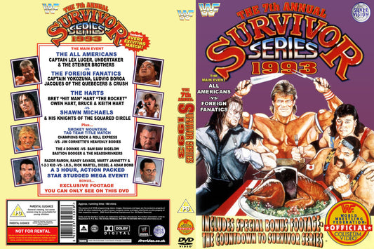 Survivor Series 1993 DVDs & Videos Pwcatalog