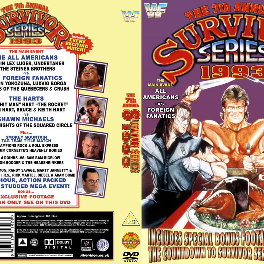 Survivor Series 1993 DVDs & Videos Pwcatalog