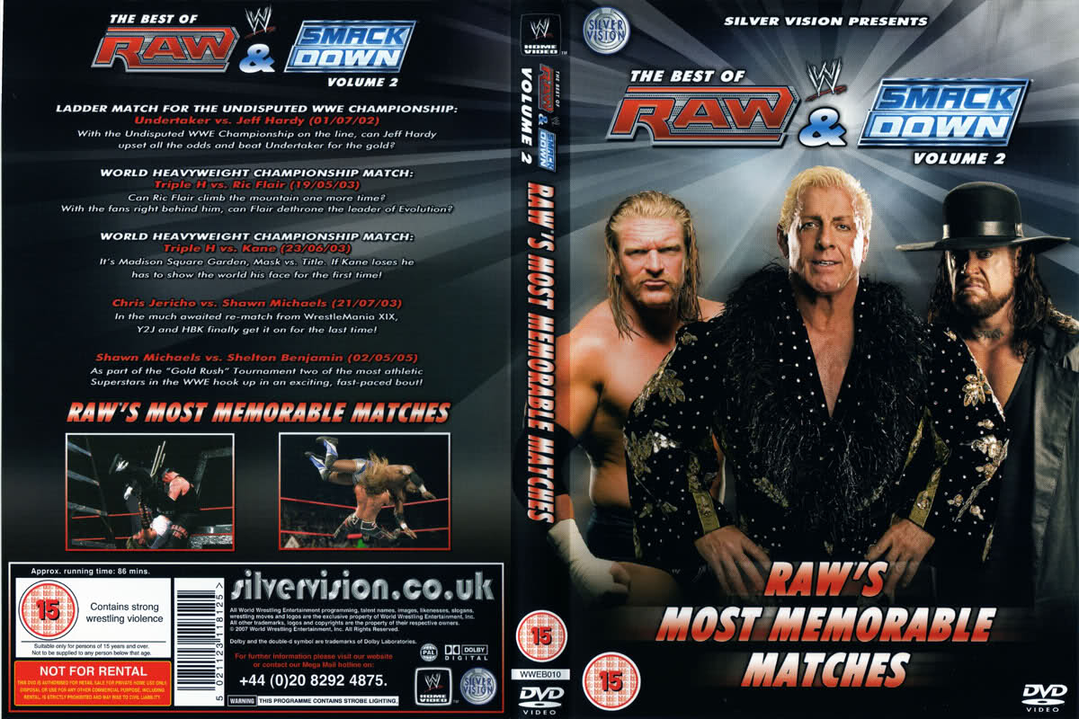 the best of raw smackdown volume 2 raws most memorable matches DVDs & Videos Pwcatalog