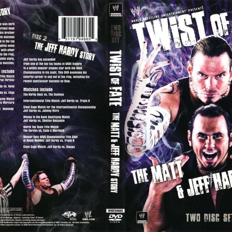 twist of fate the matt jeff hardy story DVDs & Videos Pwcatalog