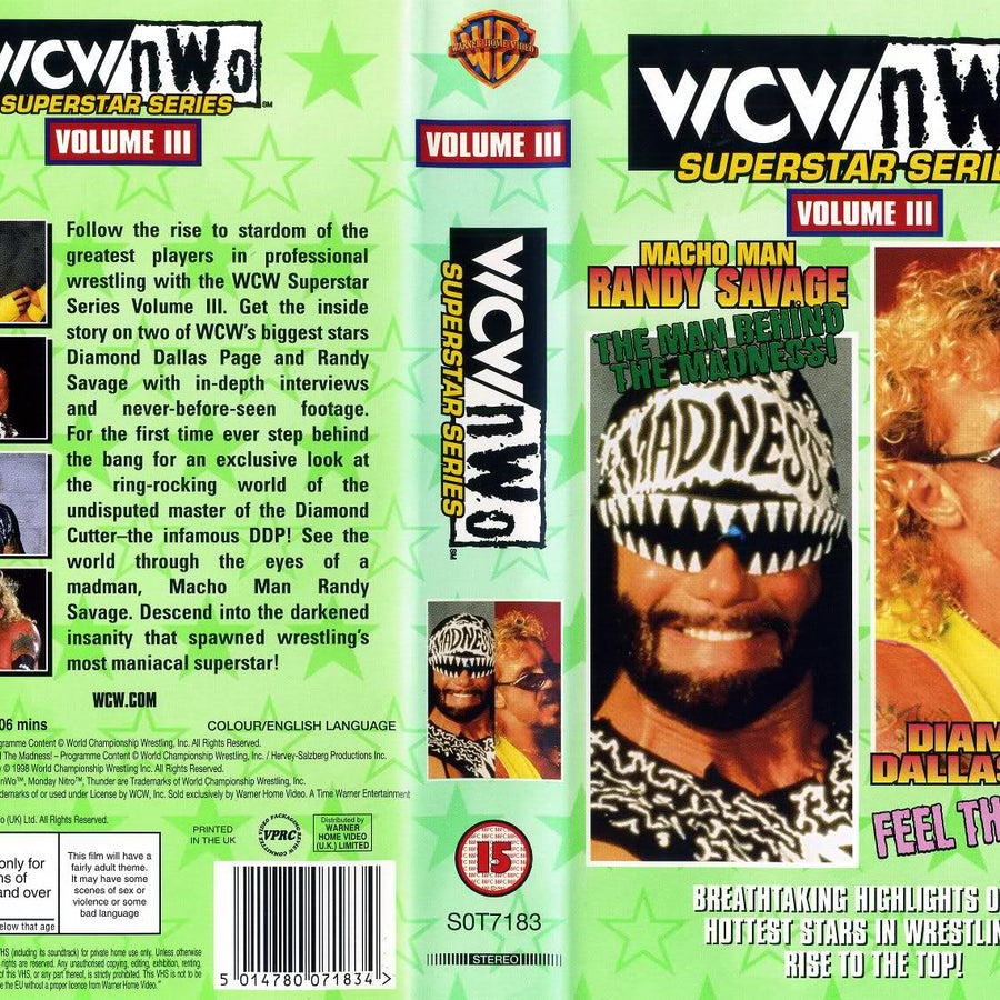 wcw-nwo superstars series volume iii macho man randy savage the man behind the madness diamond dallas page feel the ban DVDs & Videos Pwcatalog