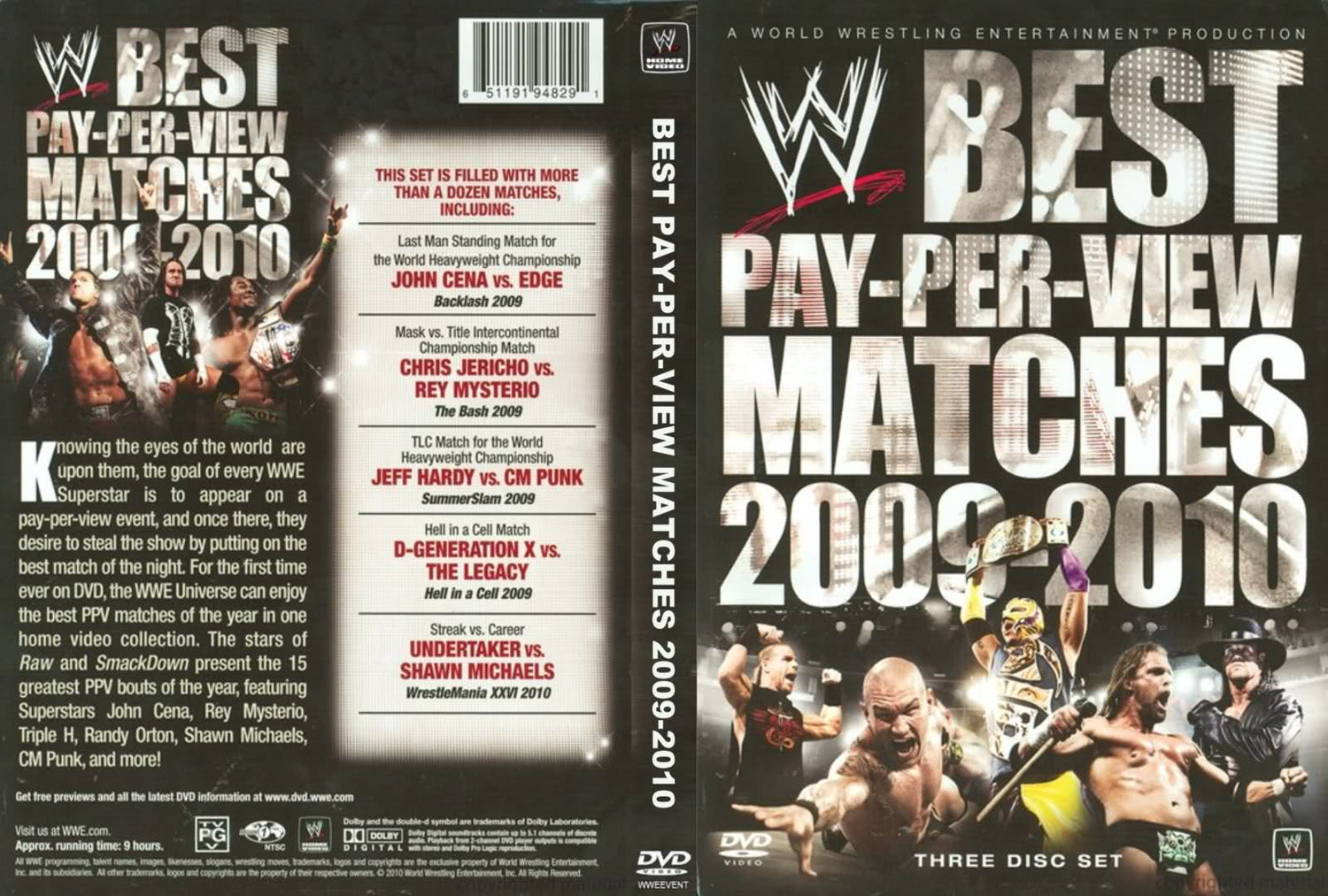 wwe best pay per view matches 2009 2010 DVDs & Videos Pwcatalog