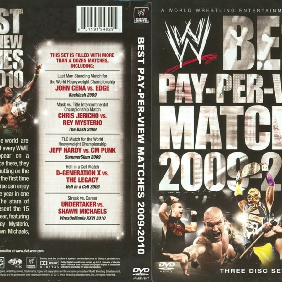 wwe best pay per view matches 2009 2010 DVDs & Videos Pwcatalog