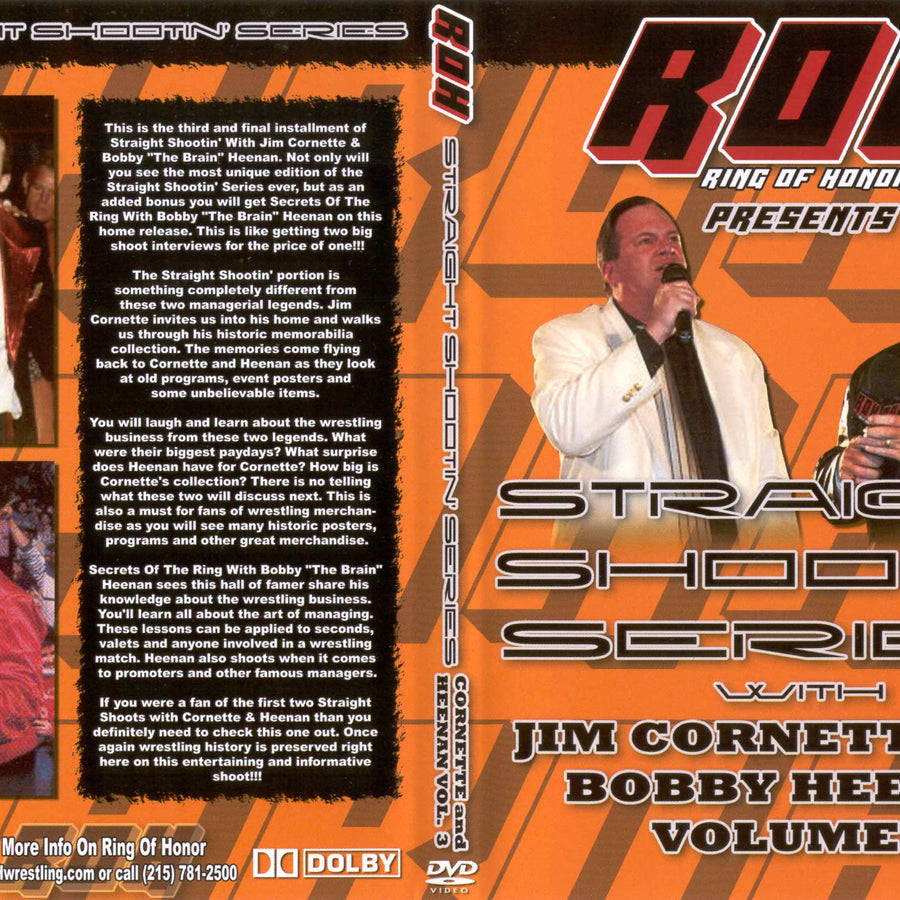 straight shootin series with jim cornette and bobby heenan volume 3 DVDs & Videos Pwcatalog