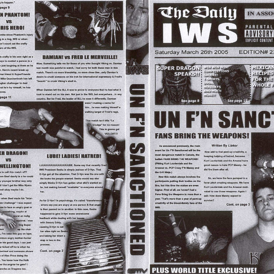 un fn sanctioned 2005 DVDs & Videos Pwcatalog