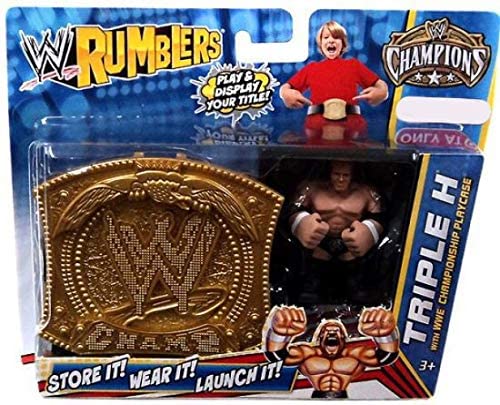 WWE Mattel Rumblers 2 Triple H [With WWE Championship Playcase, Exclusive] Action & Toy Figures PWcatalog