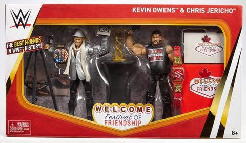 WWE Mattel Epic Moments Festival of Friendship: Chris Jericho & Kevin Owens [With Corrected Titles] Action & Toy Figures PWcatalog