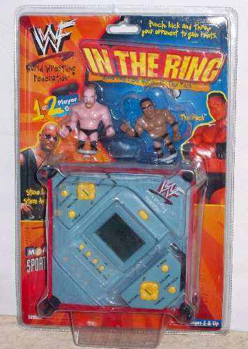 WWF In The Ring Handheld LCD Steve Austin The Rock