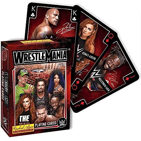 WWE wrestlemania Playing cards