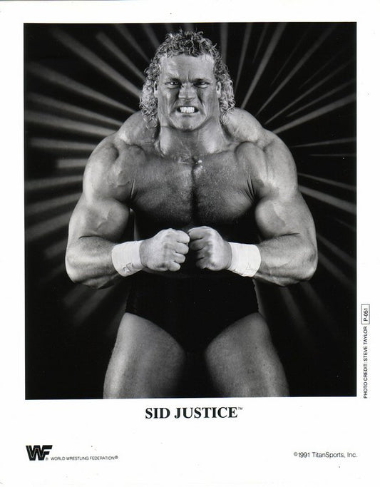 1991 Sid Justice P051 b/w