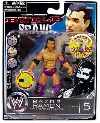 WWE Jakks Pacific Deluxe Build 'N' Brawl 5 Razor Ramon