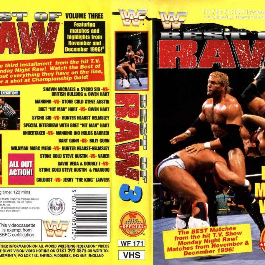 best of raw volume 3 PW Catalog