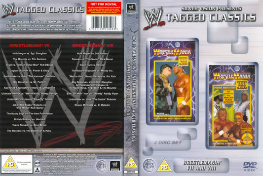 wrestlemania 7 8 DVDs & Videos Silver vision exclusive
