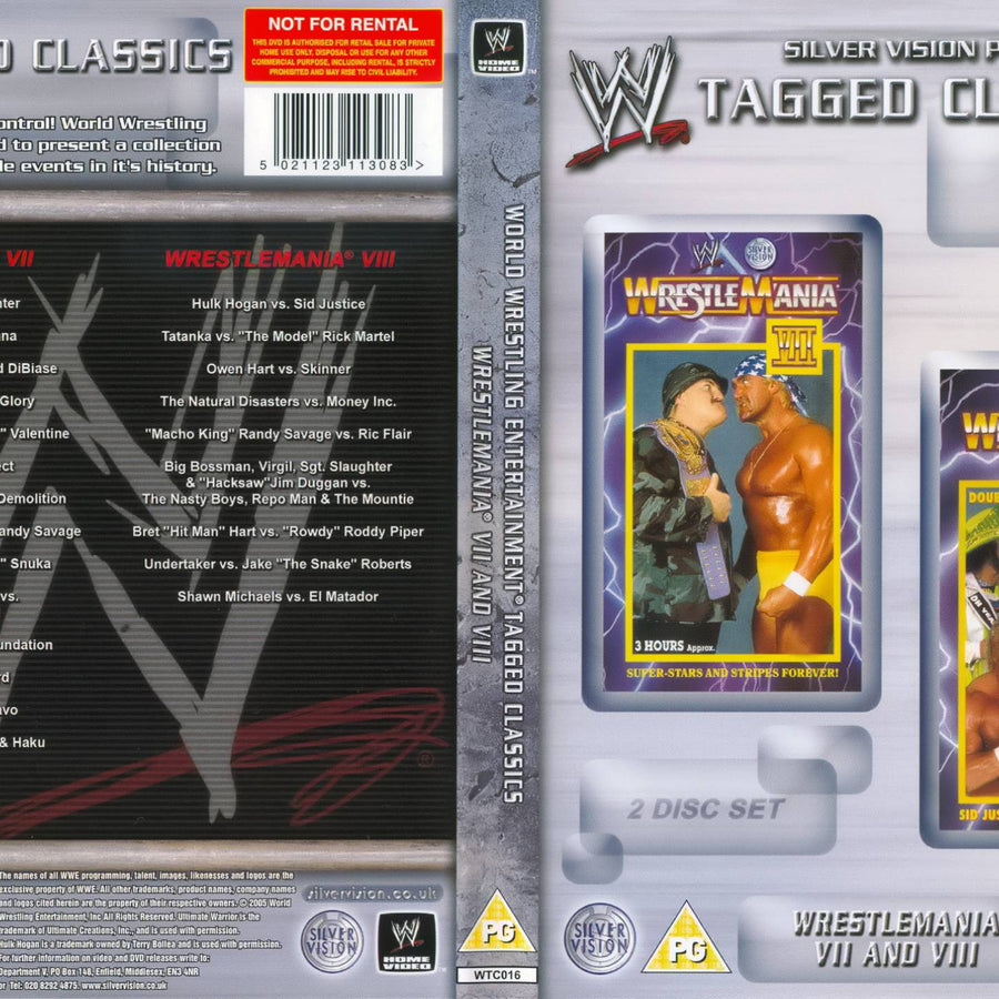 wrestlemania 7 8 DVDs & Videos Silver vision exclusive