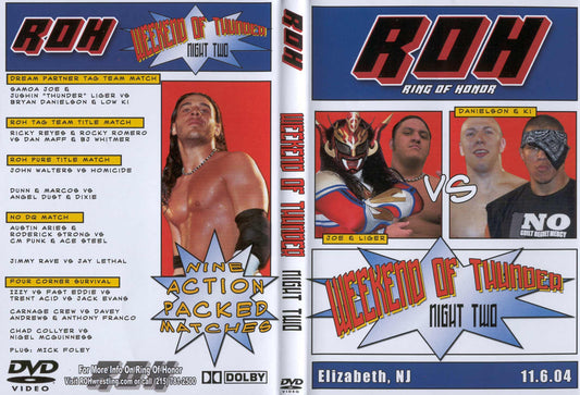 weekend of thunder night two DVDs & Videos Pwcatalog