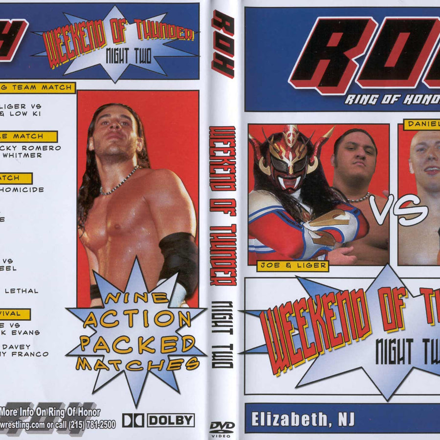 weekend of thunder night two DVDs & Videos Pwcatalog