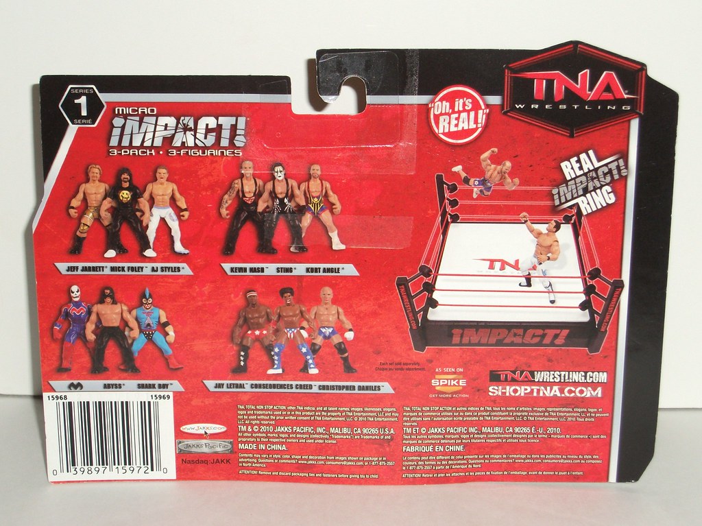 TNA/Impact Wrestling Jakks Pacific Micro Impact! Wrestling Rings & Playsets: Real Impact Ring [Unreleased]