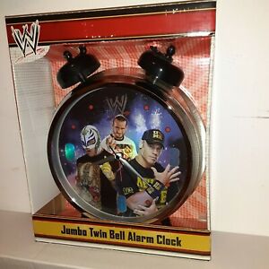 WWE Twin bell alarm clock John Cena, Rey Mysterio & CM Punk