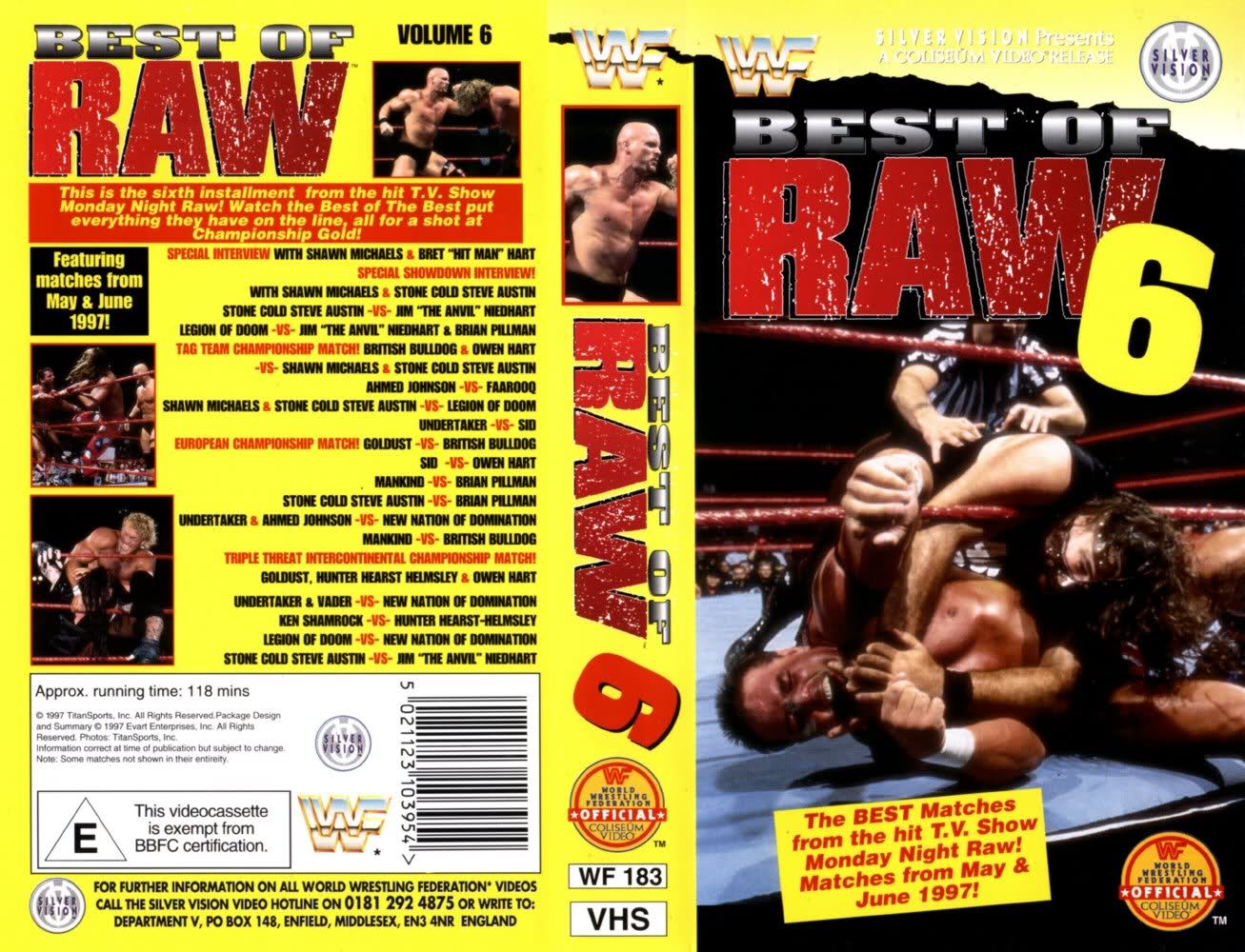 best of raw volume 6 PW Catalog