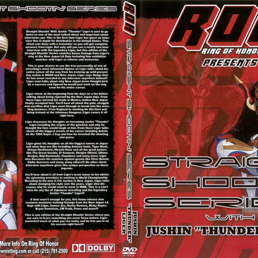 straight shootin series with jushin thunder liger DVDs & Videos Pwcatalog