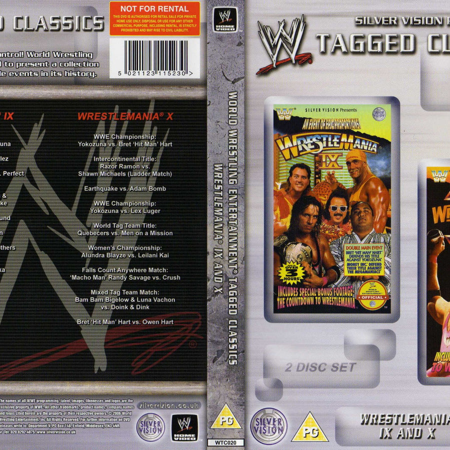 wrestlemania 9 10 DVDs & Videos Silver vision exclusive