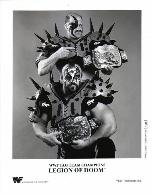 1991 WWF TAG TEAM CHAMPIONS Legion Of Doom P055 b/w
