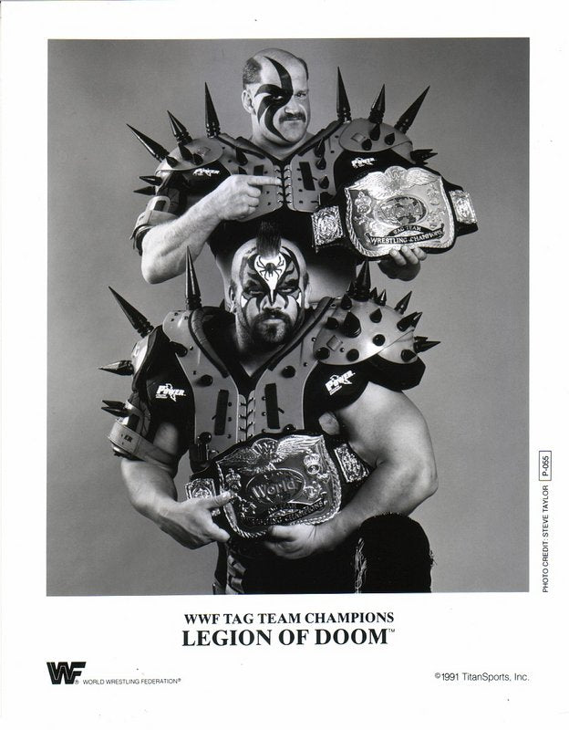 1991 WWF TAG TEAM CHAMPIONS Legion Of Doom P055 b/w 